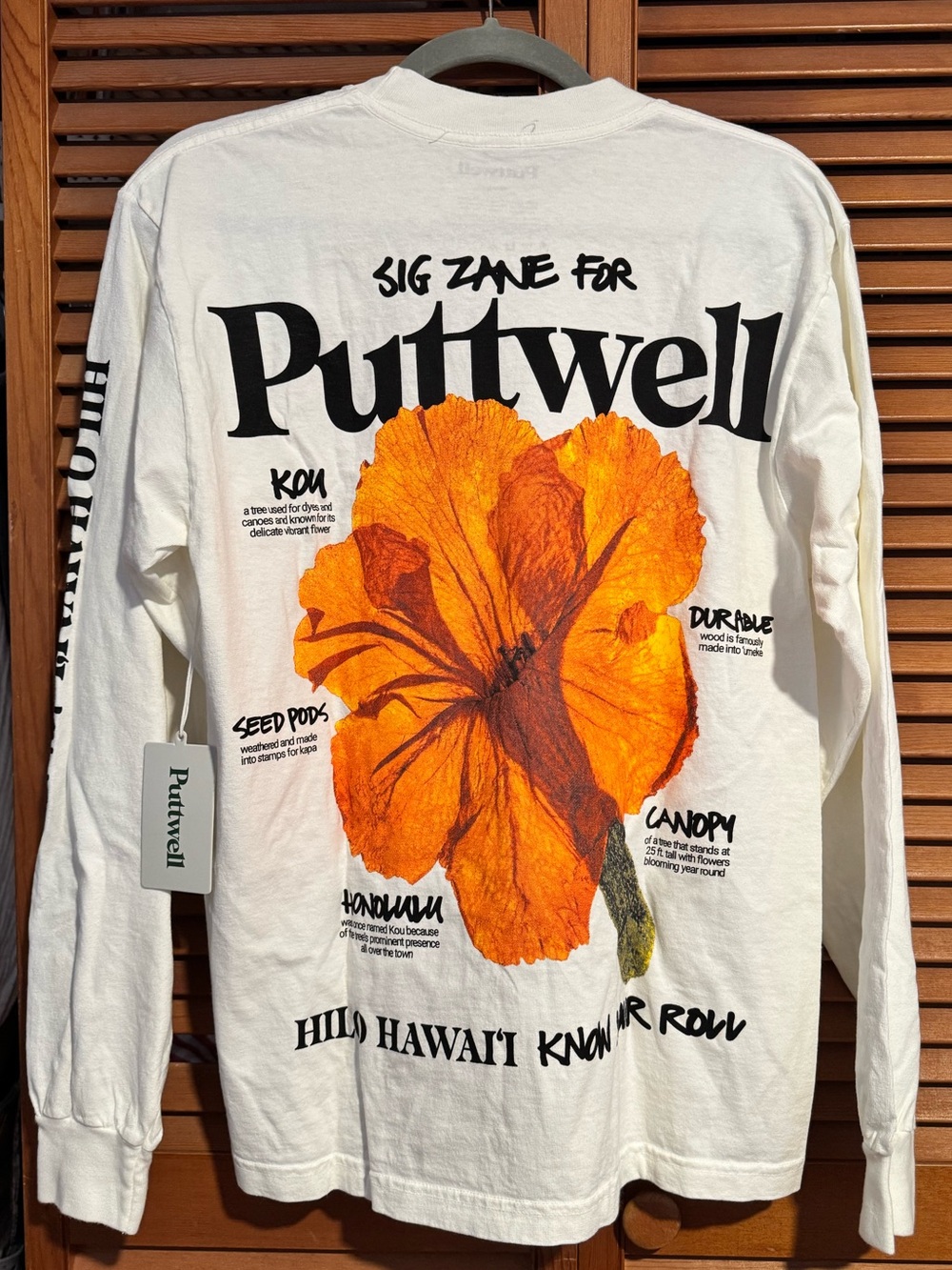Sig Zane x Puttwell long sleeve top